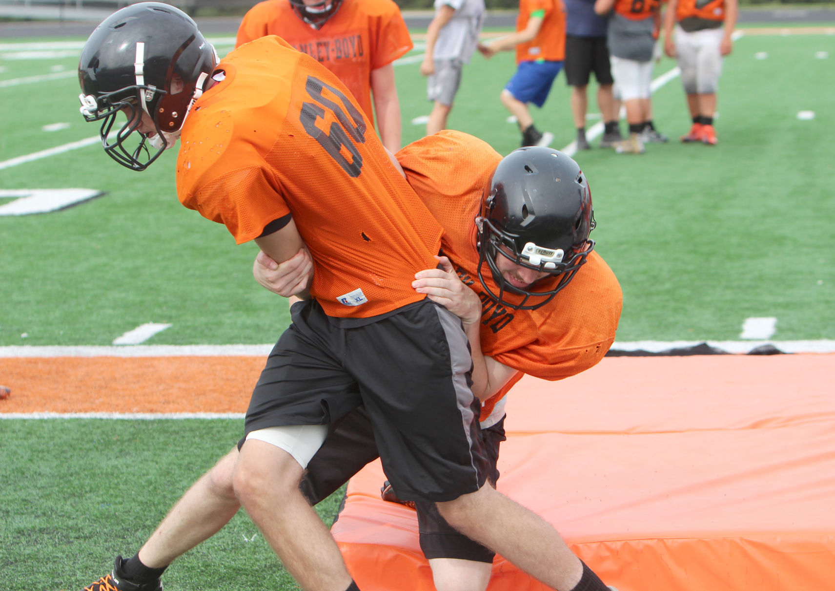 Stanley-Boyd football practice 8-12-19